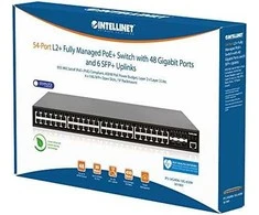 Šakotuvas Switch Intellinet Network Solutions Intellinet 561969 jungtys jungiama į tinklą Managed L2+