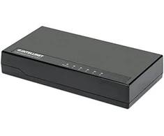 Šakotuvas Manhattan 5-Port Gigabit Ethernet jungiklis, darbalaukio dydis, plastikinis, IEEE 802.3az (Energy Efficient Ethernet), Juodas, 561747