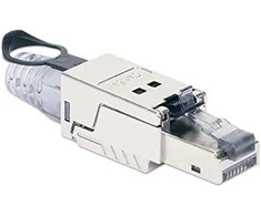 Intellinet 790741 RJ45 modulinis kištukas Cat6a 10G be įrankių, STP