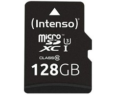 Atminties kortelė INTENSO MEMORY Micro SDXC 128GB C10 su adapteriu