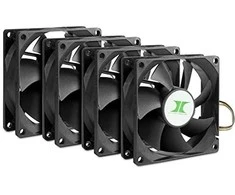 Ventiliatorius Inter-Tech IPC 80mm 4-pakuotė (88887290)