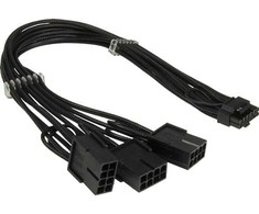 Adapteris AV Inter-Tech Inter-Tech Adapteris GPU-02 (12pin) auf 3x8pin PCIe, 34cm