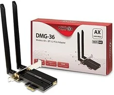 Inter-Tech Inter-Tech Wi-Fi6E+ BT5.2 PCIe Adapteris tinklo plokštė