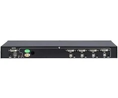 Inter-Tech KVM-Switch AS-9104DA RackmountDVI,4xDVI/USB/Audio mažmeninė prekyba