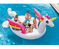 Intex Unicorn Didelis pripučiamas vienaragio žiedas, 43 x 30 x 152 cm