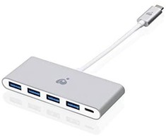USB IOGear GUH3C4PD šakotuvai ir šakotuvai USB 3.2 Gen 1 (3.1 Gen 1) Type-C 5000 Mbit/s Balta
