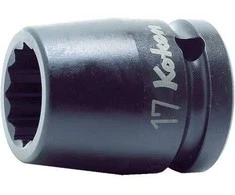 1/2" dvylikakampė smūginė galvutė KOKEN 14405M 19 mm