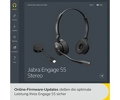 Ausinės JABRA Engage 55Stereo USB-A MS