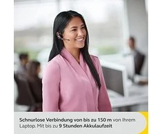 Jabra Engage 55 kabrioletas, belaidis, USB-A, EMEA / APAC, DECT [UC sertifikuotas]