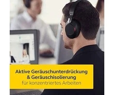 Ausinės JABRA Evolve2 85 Link380a MS Stereo Stovas Juodas