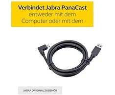 Jabra USB-C USB laidas – 1,8 m juodas (14202-09)