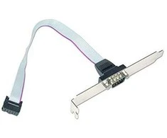 GEMBIRD prievadas COM RS232 9PIN DB9M PIN 1:1 ant lizdo dangtelio