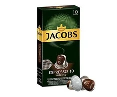 Kavos kapsulės JACOBS Espresso 10 Intenso, 52g