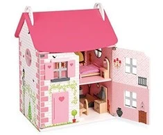 JANOD medinis lėlių namas su baldais MADEMOISELLE DOLL`S HOUSE