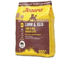 Josera Lamb &amp; Rice sausas maistas suaugusiems šunims su ėriena 900g