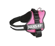 Trixie diržai Julius-K9, 1/L: 66–85 cm, fuksija