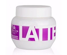Kallos Cosmetics Latte Hair Mask kaukė sausiems, chemiškai pažeistiems plaukams, 275 ml