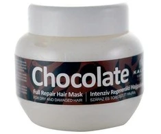 Kallos Cosmetics Chocolate Full Repair Hair Mask kaukė sausiems, pažeistiems plaukams, 275 ml
