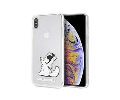 Apple iPhone XS Max Karl Lagerfeld dėklas Choupette Fun (KLHCI65CFNRC) skaidrus