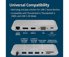 Kensington Docking Station UH1440p Mobilioji USB-C 8-in-1