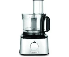 Virtuvinis kombainas KENWOOD Multipro Compact FDM301SS, 800W, 2 greičiai + impulsas, Nerūdijantis plienas peilių geležtės, Inox spalva