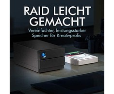 Kietasis diskas LaCie 2big RAID, 3,5'', 16TB, USB 3.1