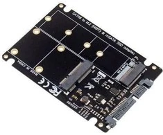 MicroConnect adapteris 2.5 "SATA M.2 arba mSATA SSD (MC-SSDSATACONV)
