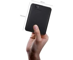 Western Digital Kietasis išorinis diskas WD Elements Portable HDD 2TB USB3 WDBU6Y0020BBK-WESN Juodas