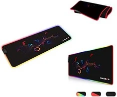 Pelės kilimėlis Huzaro RGB, Juodos spalvos