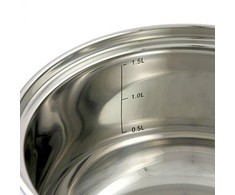 King Hoff Klausberg Puodas su dangteliu 1,7 l, skirtas DUJŲ INDUKCIJAI Aukštos kokybės nerūdijančio plieno