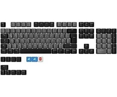 Klaviatūra Keychron Sharkoon SKILLER SAC20, keycap (juoda, 115 vienetų, ISO išdėstymas (DE))