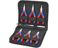 KNIPEX elektronikos replių rinkinys, 7 vnt