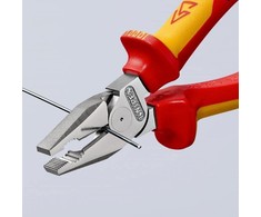 Kombinuotos didelės svertinės jėgos replės KNIPEX 0206, 200mm