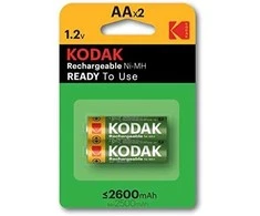 Kodak Akumulatorki Ni-MH baterie AA, 2-pack