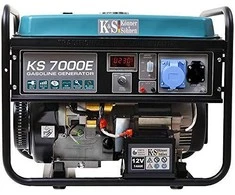 KÖNNER &amp; SÖHNEN BENZINO GENERATORIUS 5.0kW 230V KS 7000E, ELEKTRINIS PALEIDIMAS