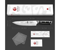 Kozygear KozyGear Premier 8" 33cm Profi-Kochmesser Japan. Superstahl