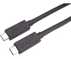 Kabelis USB PremiumCord USB-C - USB-C 0.5 m Juodas (ku4cx05bk)