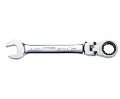 Kombinuotas raktas su terkšle KS Tools Gear+Flex; 12 mm