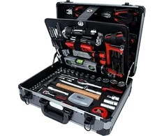 Universalus įrankių komplektas 1/4"+1/2" 127 vnt, KS Tools