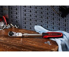 1/2" teleskopinė terkšlė KS TOOLS SlimPOWER