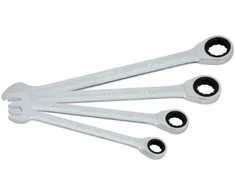 4 dalių kombinuotų terkšlinių raktų rinkinys KS TOOLS GEARplus 24-32mm