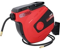 Automatinė suspausto oro žarna ritėje D10mm, 15m+1,5m, 1/4", KS Tools