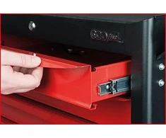Įrankių vežimėlis ECOline, 7 stalčiai +215 vnt įrankių, KS Tools