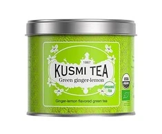 Organic žalias tea Kusmi Tea Žalias Ginger Lemon, 100 g (in a metal tin)