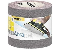 Šlifavimo tinklelio rulonas Mirka Abranet 545BY001123R; 115mmx10m; P120