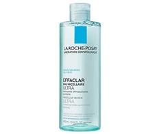 La Roche Posay Effaclar Micellar Vanduo Ultra For Oily Skin micelinis vanduo riebiai odai, 400 ml