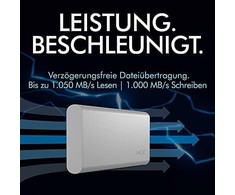 Kietasis diskas LaCie išorinis nešiojamas SSD v2 (2,5 colio / 1 TB / USB 3.1 C tipo)
