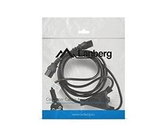 LANBERG CA-C13C-13CC-0018-BK maitinimo kabelis Y 2 maitinimo šaltiniai 1,8 m