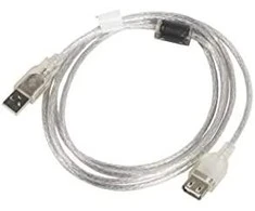 LANBERG CA-USBE-12CC-0018-TR ilgintuvas USB 2.0 AM-AF su feritu 1,8 m