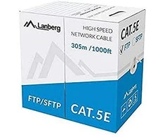 LANBERG LCU6-11CU-0305-S Lanberg UTP vijos kabelis CU, kat. 6, 305m, pilka